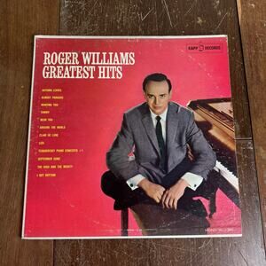 Roger Williams Greatest Hits‎ 1961 LP Vinyl Records Kapp Records
